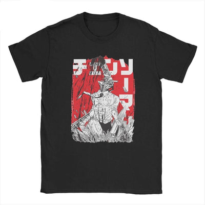 CHAINSAW MAN WRATH BLACK TEE - Pomel
