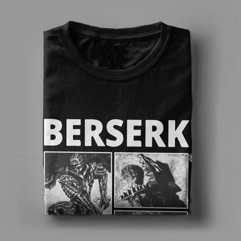 BERSERK ARMORS BLACK TEE - Pomel
