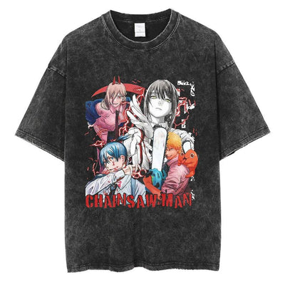 CHAINSAW SQUAD VINTAGE TEE - Pomel
