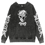 SKULL FADED HOODIE - Pomel