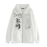 DEATH NOTE ZIP UP HOODIE - Pomel